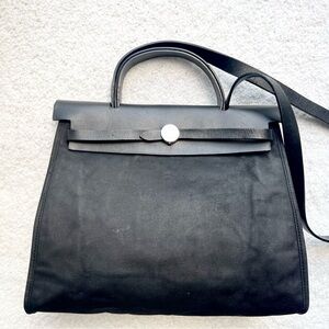 Hermes Toile vache herbag.
